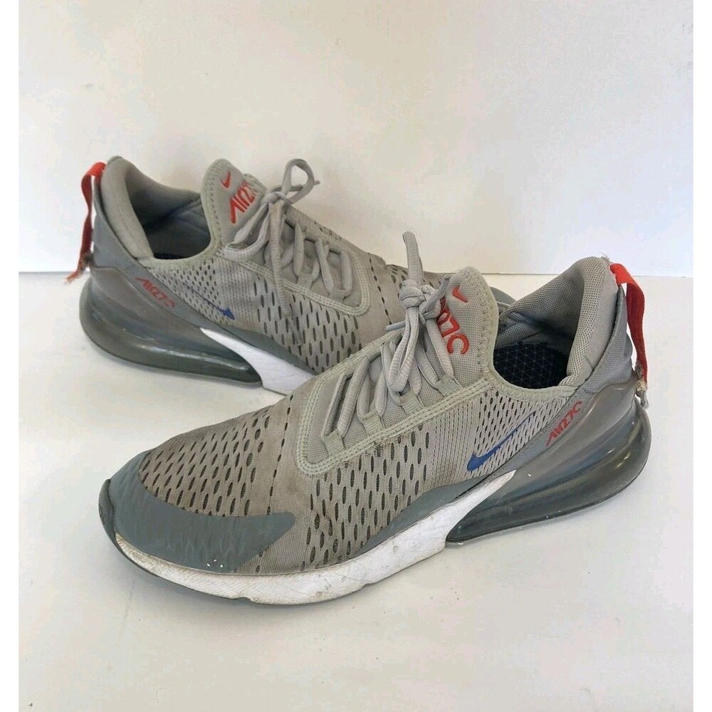 Nike Air Max 270 Sneaker Mens 10 Running Shoes Wolf Gray Athletic CD7338-001